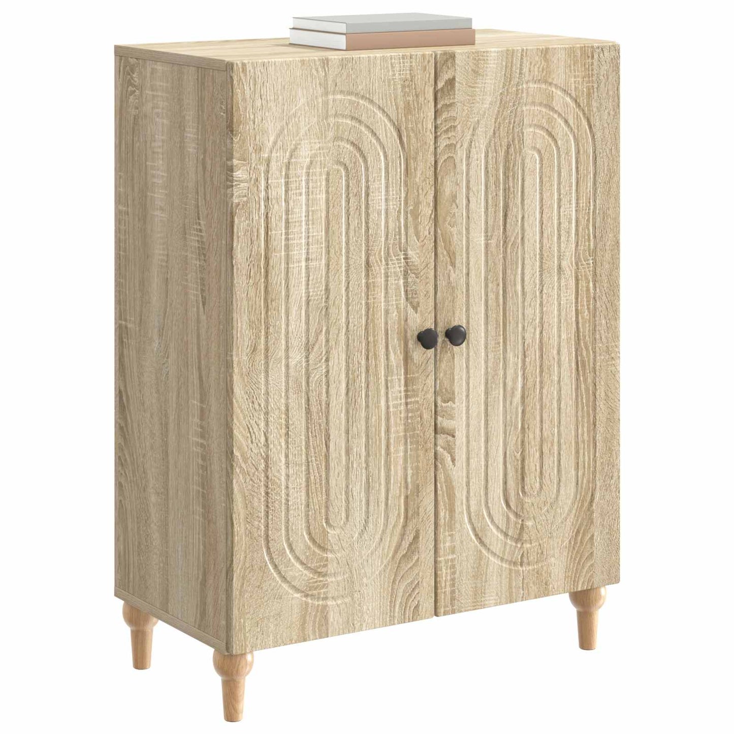 Sideboard Sonoma-eg 66 x 34,5 x 90 cm Konstrueret træ