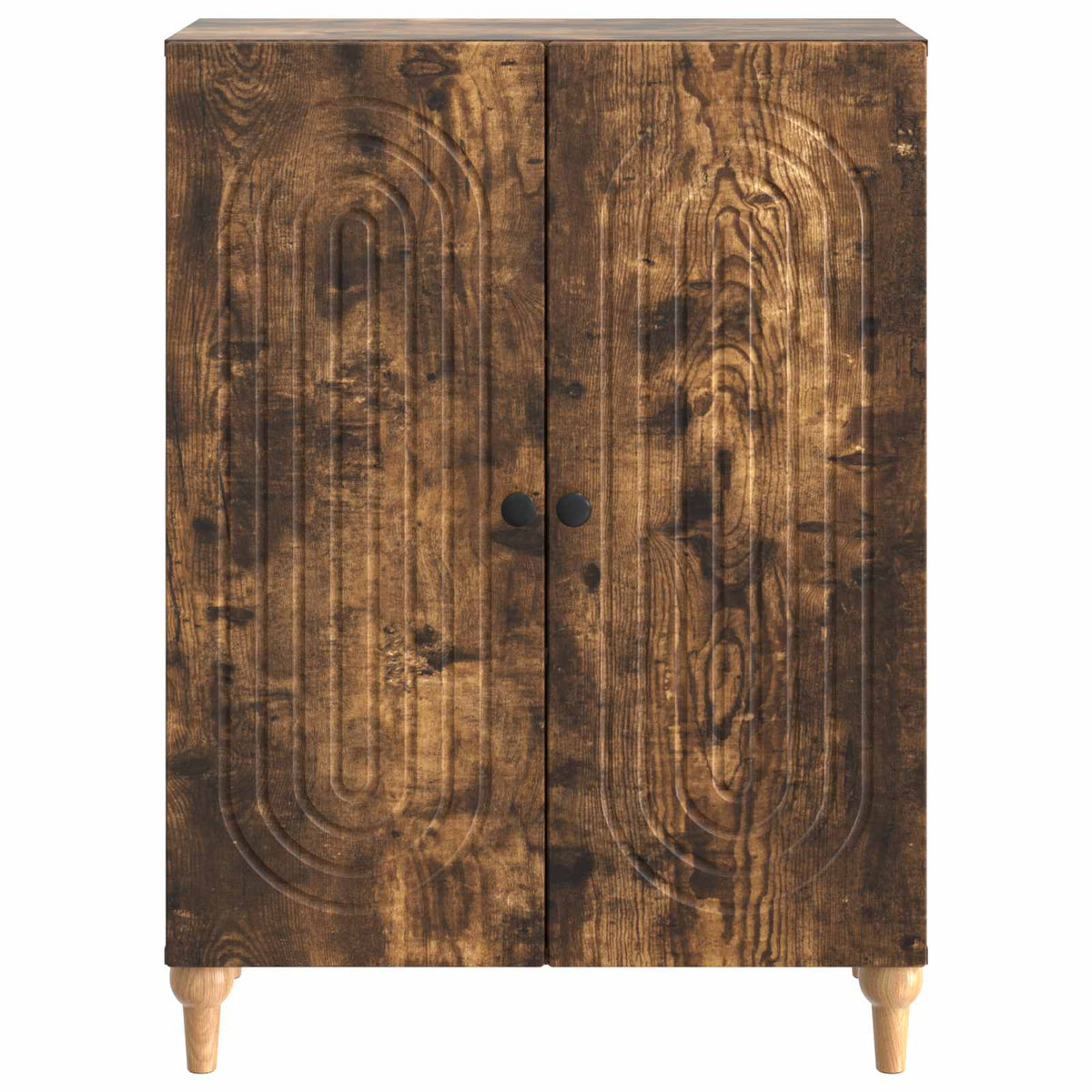 Sideboard Røget eg 66 x 34,5 x 90 cm Konstrueret træ