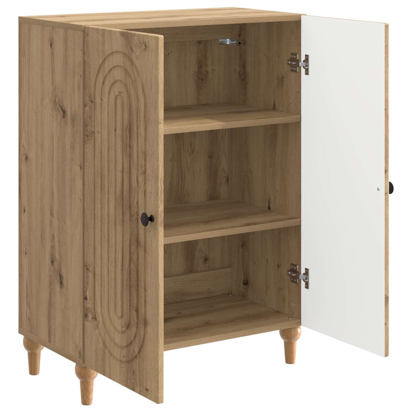 Sideboard Artisan-eg 66 x 34,5 x 90 cm Konstrueret træ