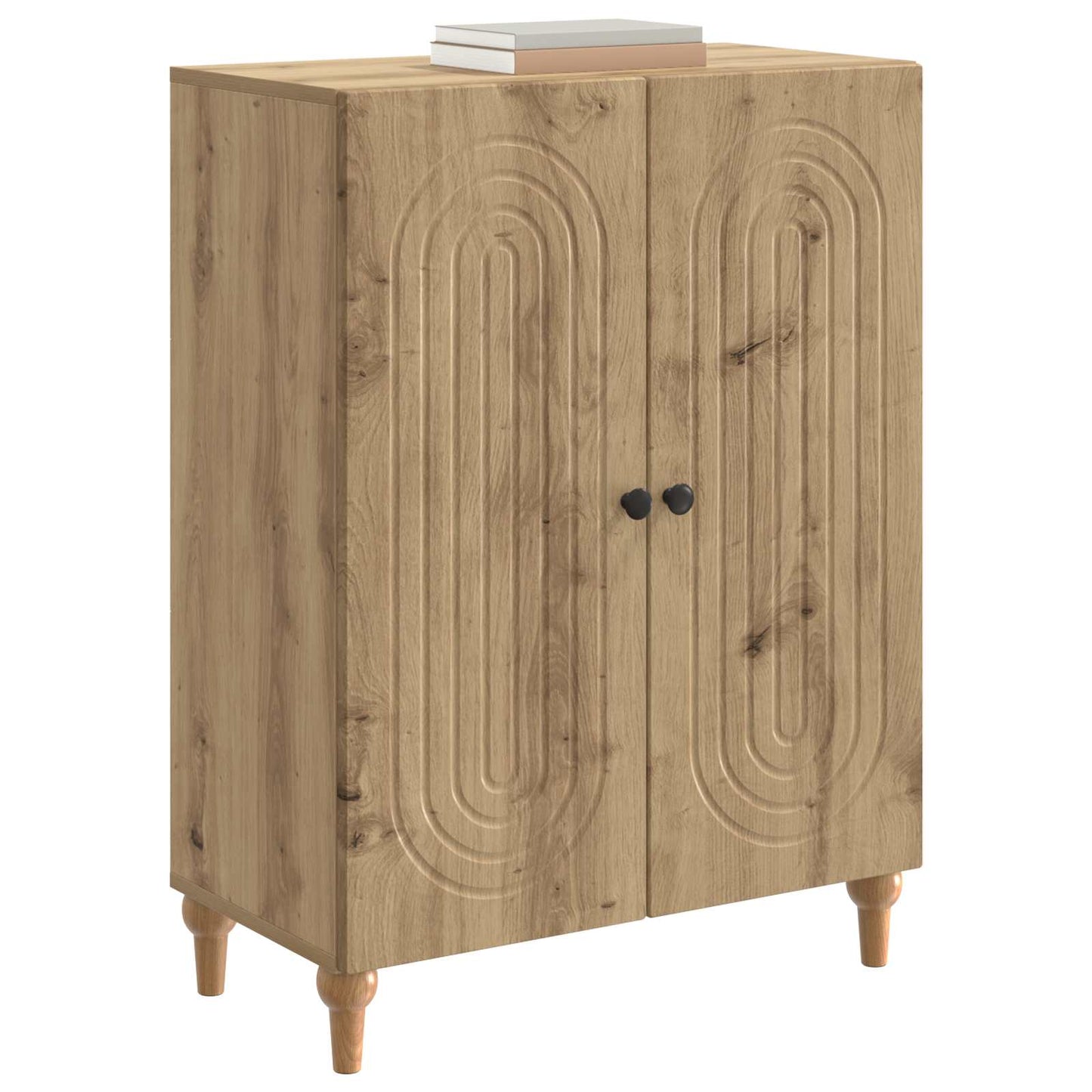 Sideboard Artisan-eg 66 x 34,5 x 90 cm Konstrueret træ
