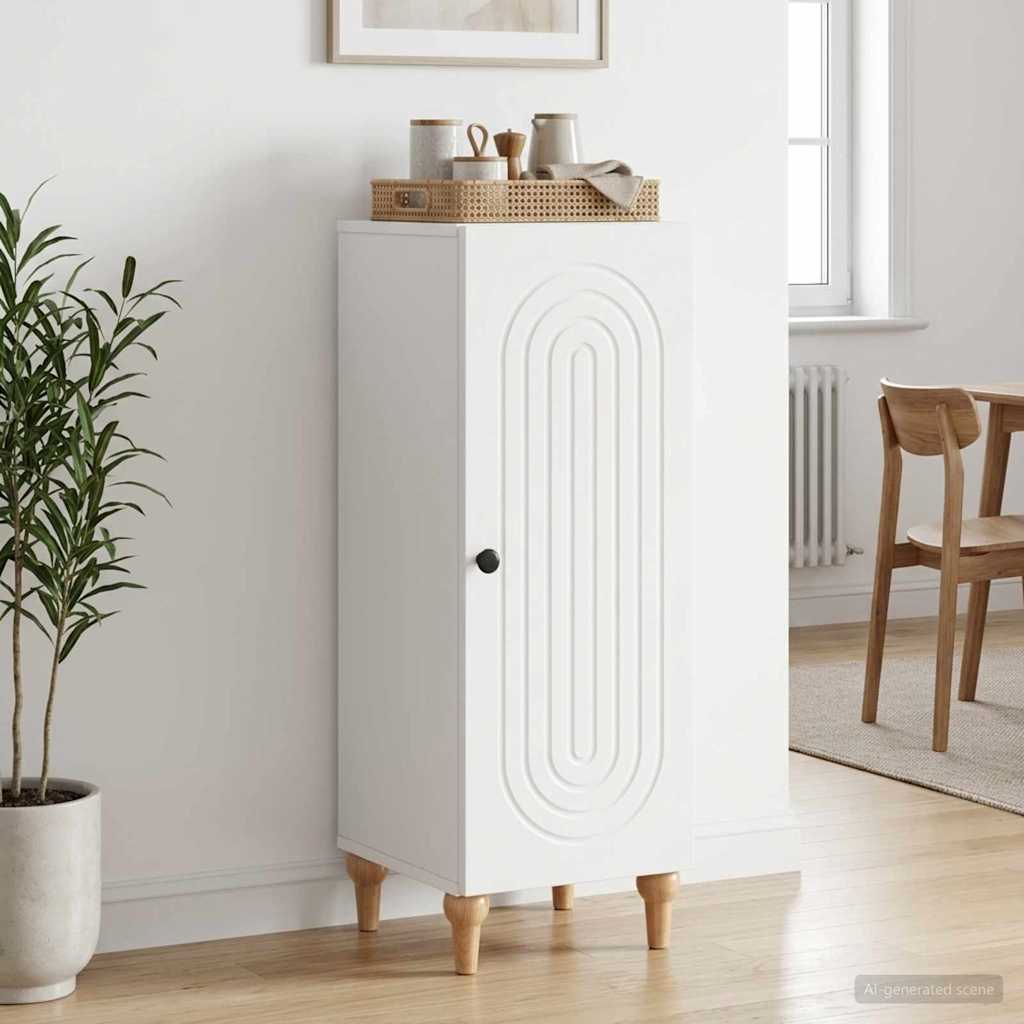 Sideboard Hvid 33 x 34,5 x 90 cm Konstrueret træ