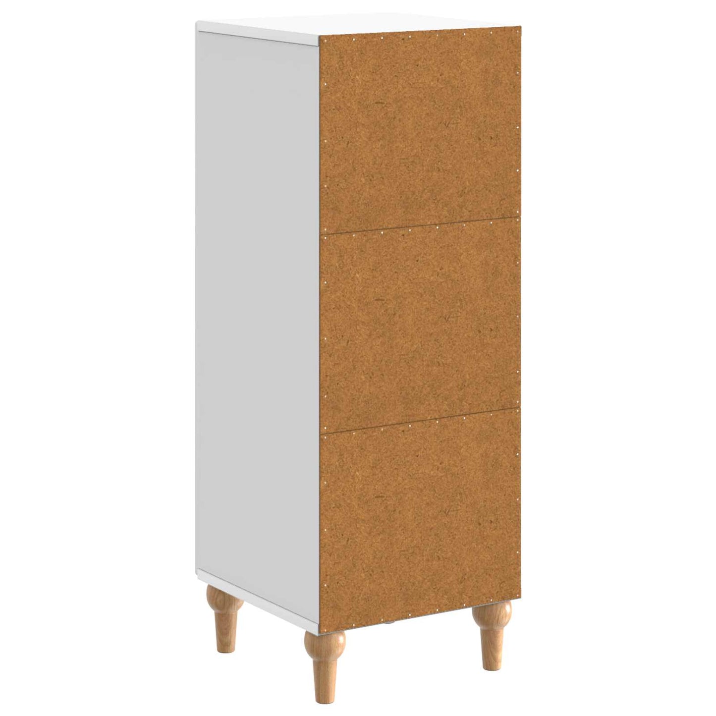 Sideboard Hvid 33 x 34,5 x 90 cm Konstrueret træ