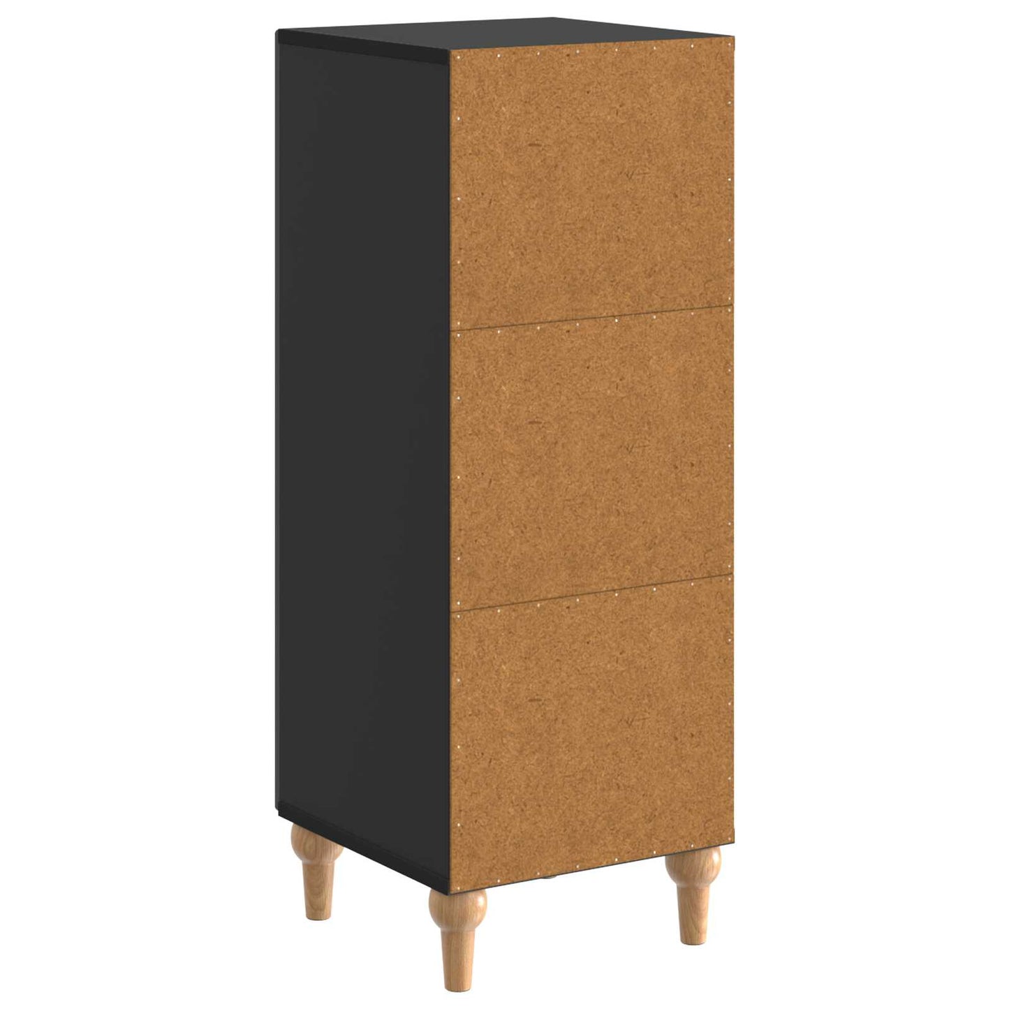 Sideboard Sort 33 x 34,5 x 90 cm Konstrueret træ