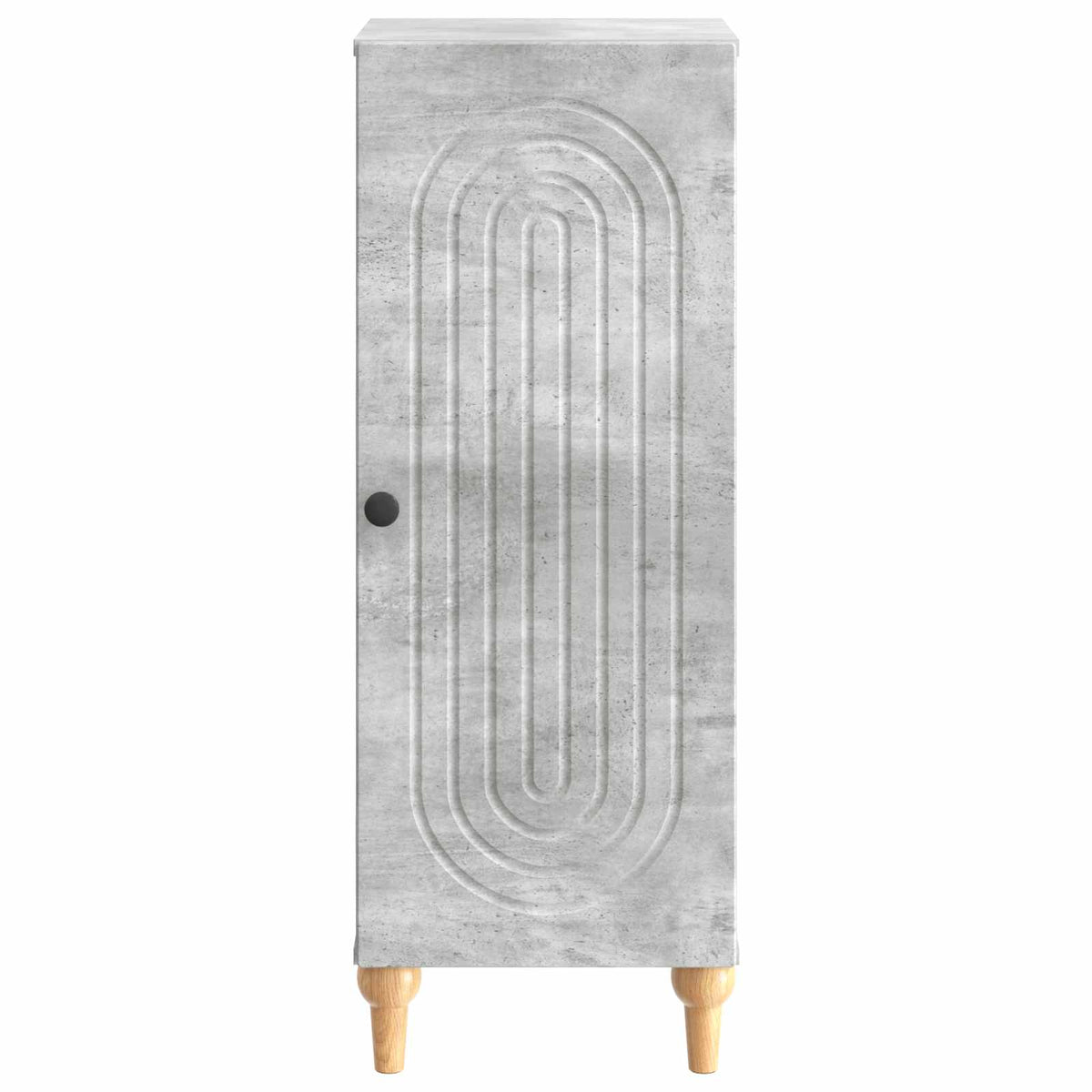 Sideboard Betongrå 33 x 34,5 x 90 cm Konstrueret træ