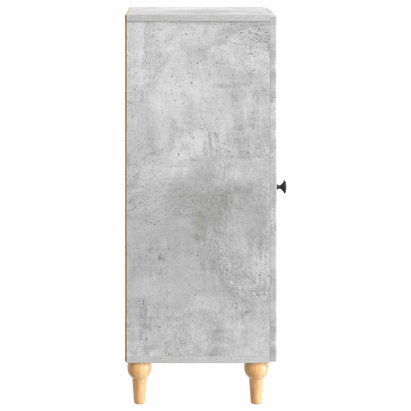 Sideboard Betongrå 33 x 34,5 x 90 cm Konstrueret træ