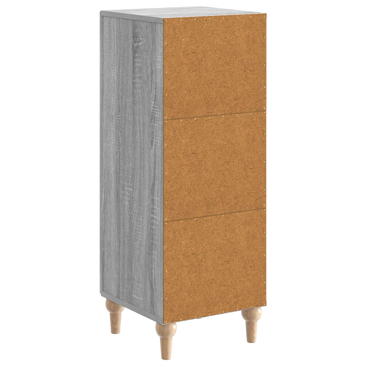 Sideboard Grå sonoma-eg 33 x 34,5 x 90 cm Konstrueret træ