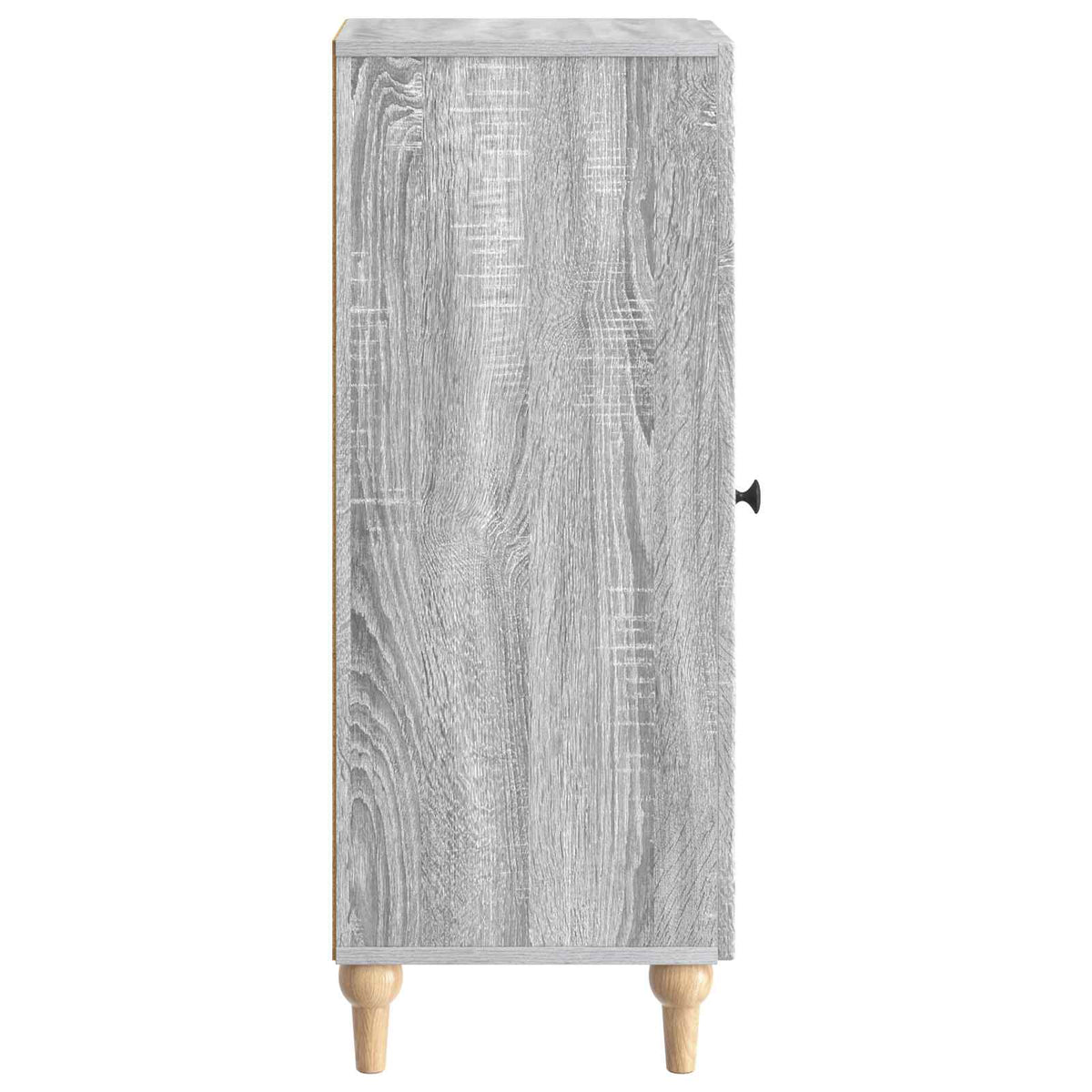 Sideboard Grå sonoma-eg 33 x 34,5 x 90 cm Konstrueret træ