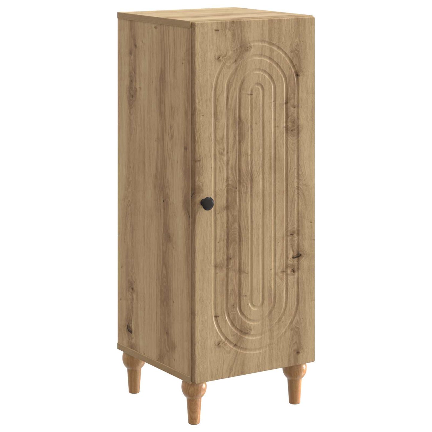 Sideboard Artisan-eg 33 x 34,5 x 90 cm Konstrueret træ