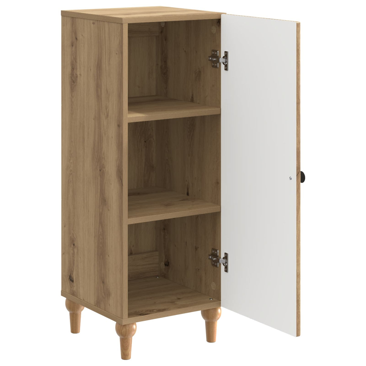 Sideboard Artisan-eg 33 x 34,5 x 90 cm Konstrueret træ