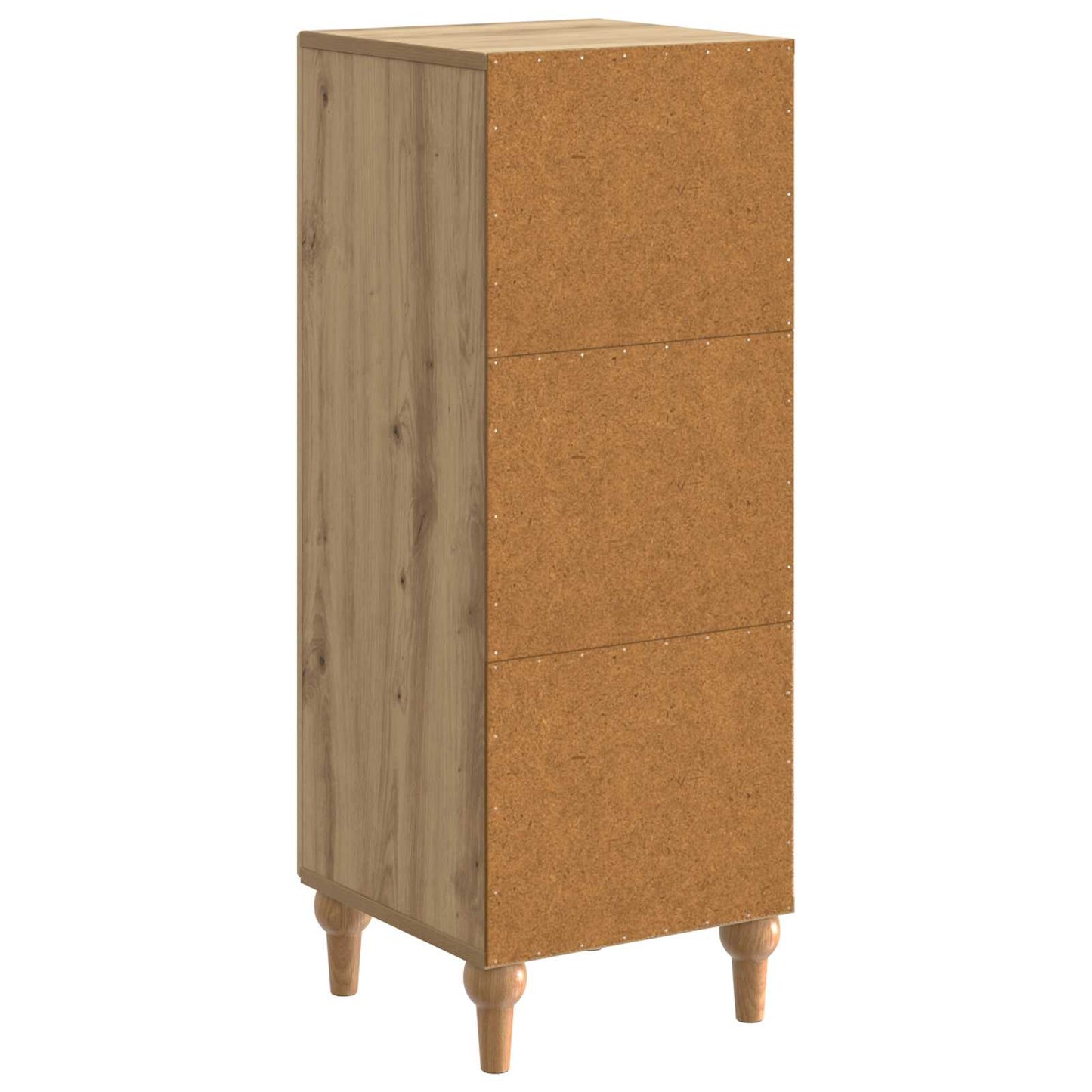 Sideboard Artisan-eg 33 x 34,5 x 90 cm Konstrueret træ