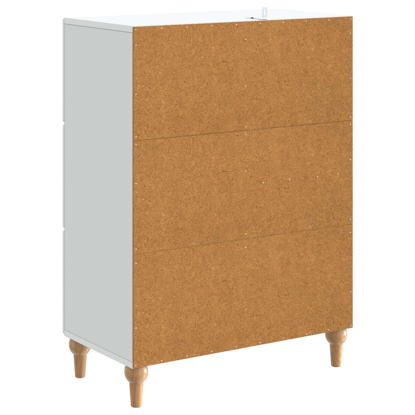 Sideboard Hvid 66 x 34,5 x 90 cm Konstrueret træ