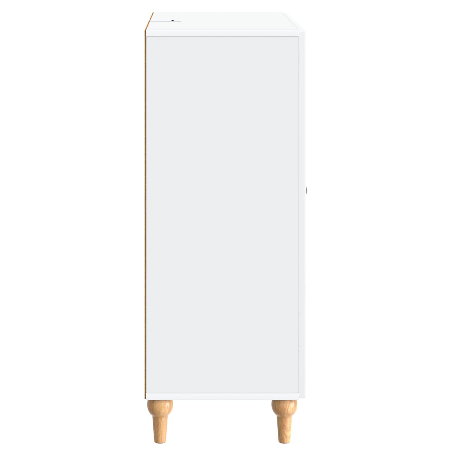 Sideboard Hvid 66 x 34,5 x 90 cm Konstrueret træ