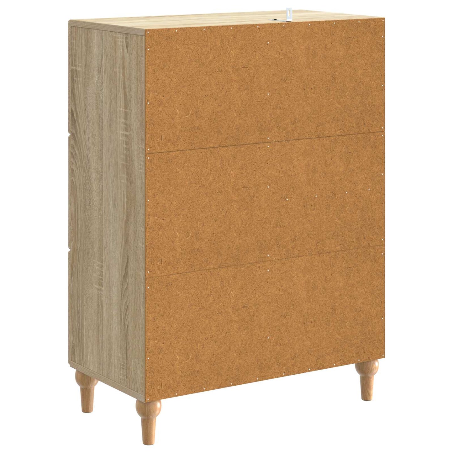 Sideboard Sonoma-eg 66 x 34,5 x 90 cm Konstrueret træ