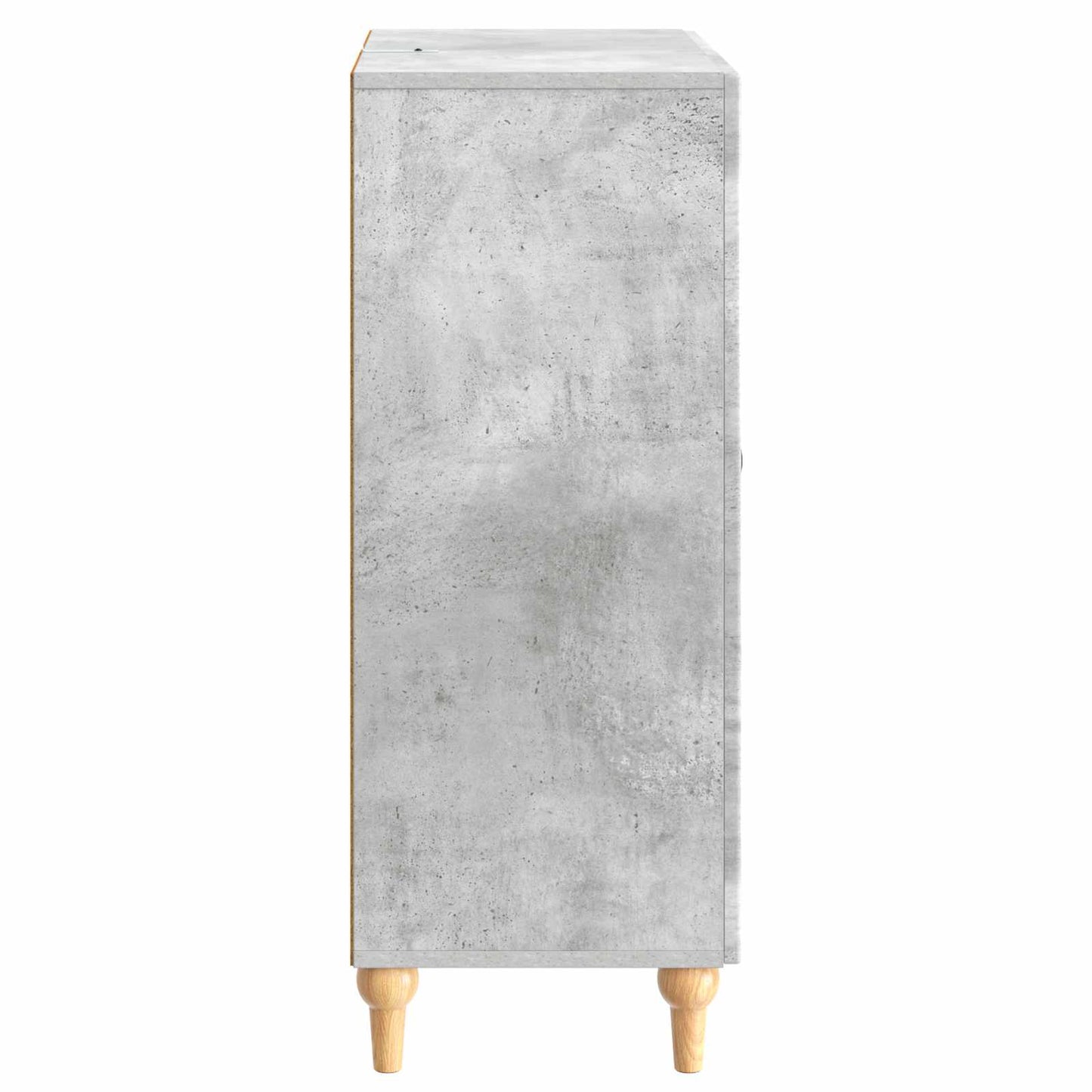 Sideboard med skuffe Betongrå 66 x 34,5 x 90 cm Konstrueret træ