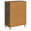 Sideboard med skuffe Røget eg 66 x 34,5 x 90 cm Konstrueret træ