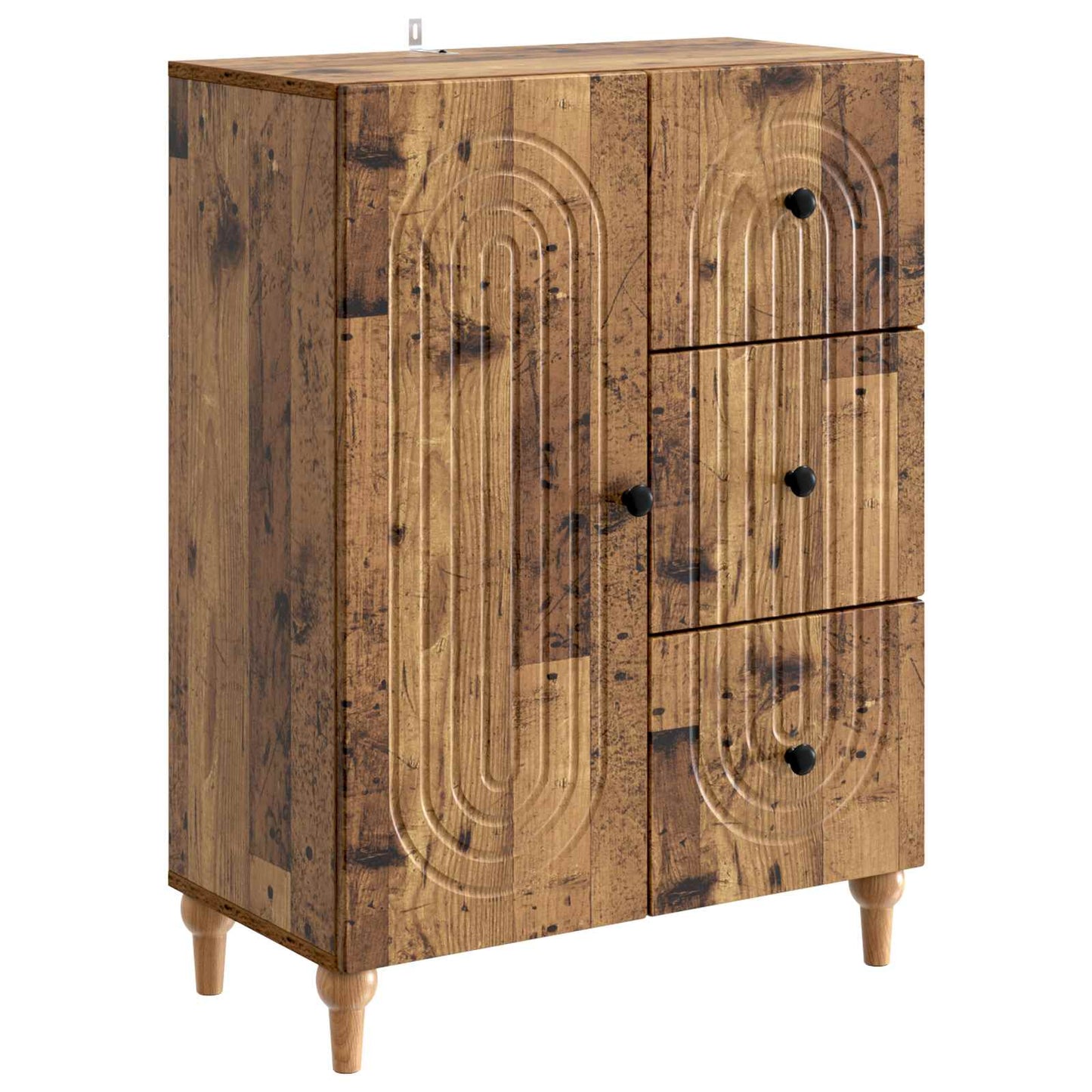 Sideboard Gammelt træ 66 x 34,5 x 90 cm Konstrueret træ
