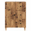 Sideboard Gammelt træ 66 x 34,5 x 90 cm Konstrueret træ