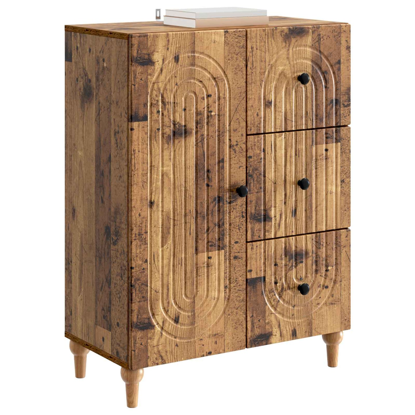 Sideboard Gammelt træ 66 x 34,5 x 90 cm Konstrueret træ