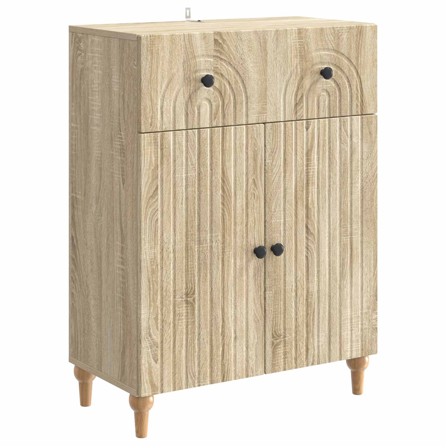 Sideboard Sonoma-eg 66 x 34,5 x 90 cm Konstrueret træ
