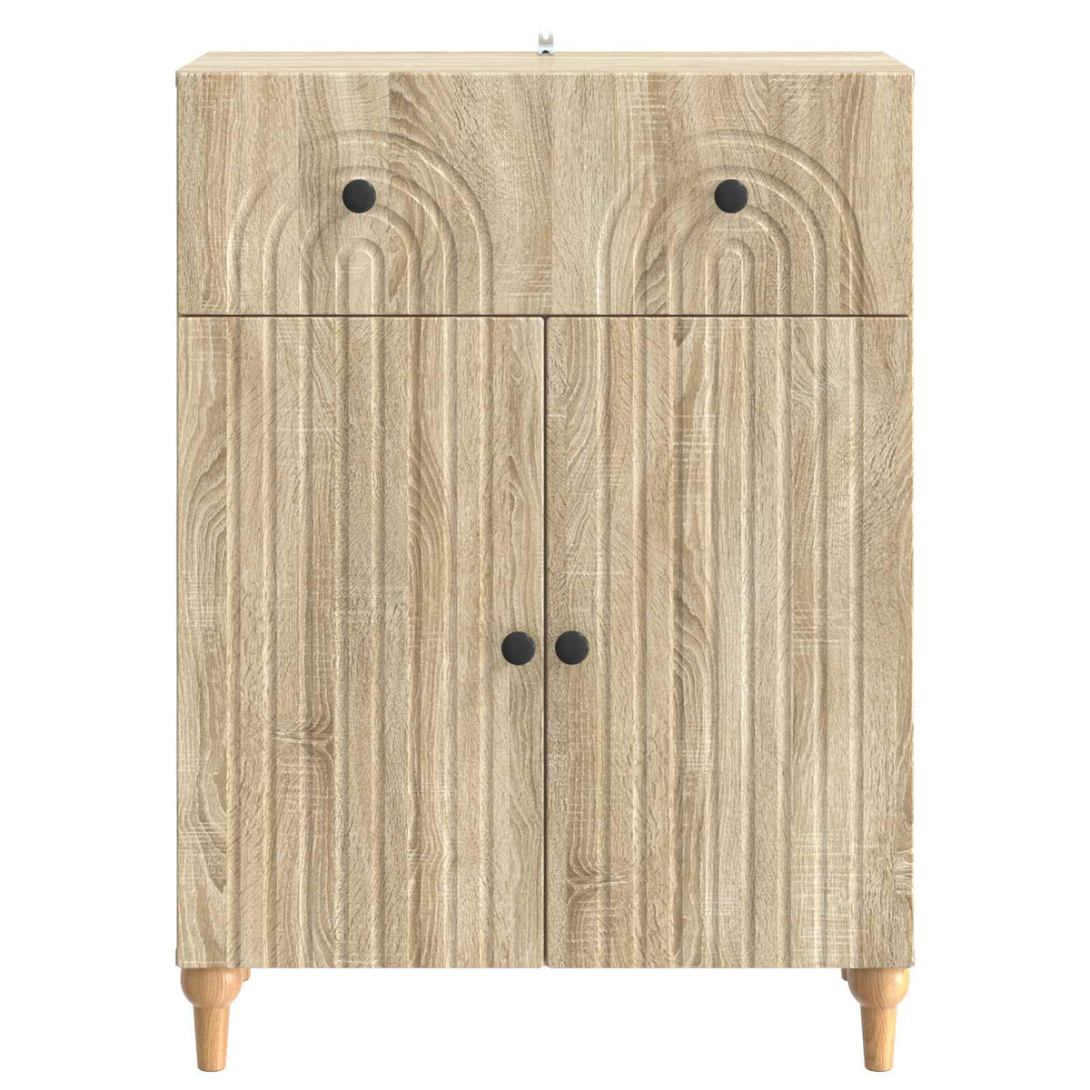 Sideboard Sonoma-eg 66 x 34,5 x 90 cm Konstrueret træ