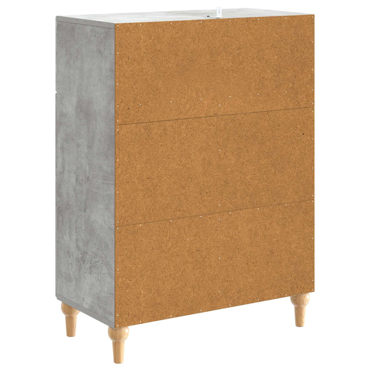 Sideboard Betongrå 66 x 34,5 x 90 cm Konstrueret træ