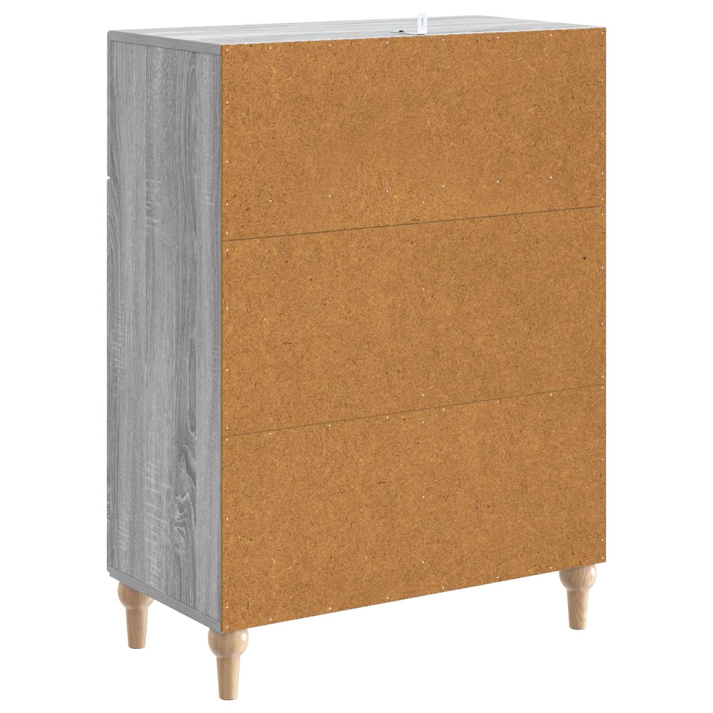 Sideboard Grå sonoma-eg 66 x 34,5 x 90 cm Konstrueret træ