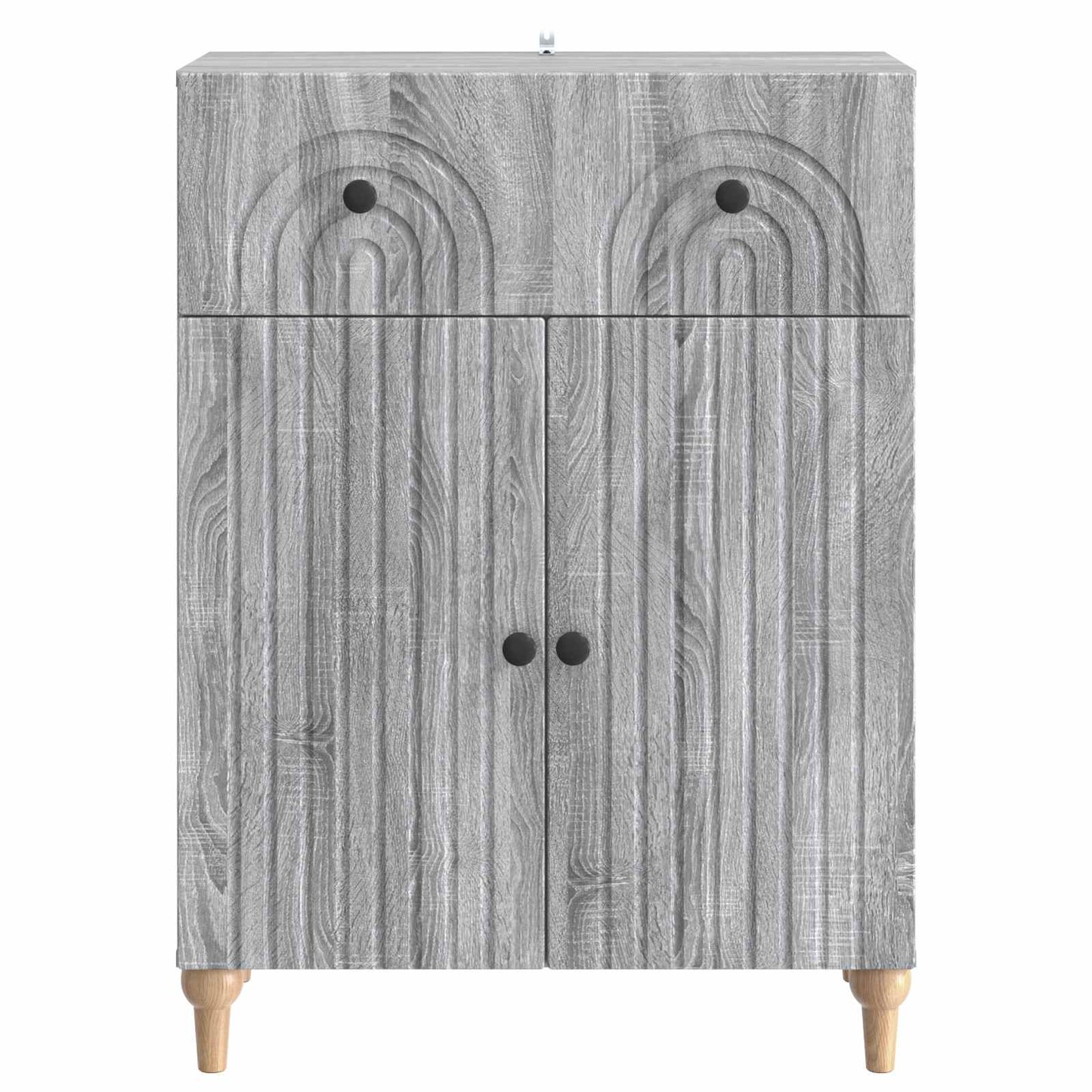 Sideboard Grå sonoma-eg 66 x 34,5 x 90 cm Konstrueret træ