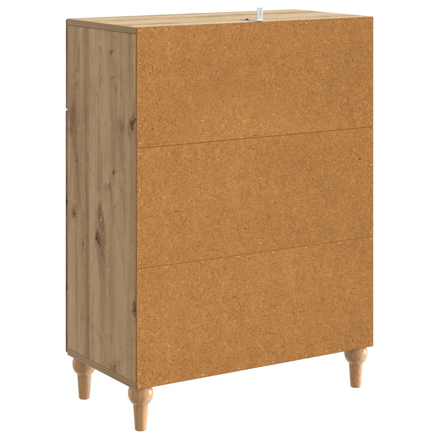 Sideboard Artisan-eg 66 x 34,5 x 90 cm Konstrueret træ
