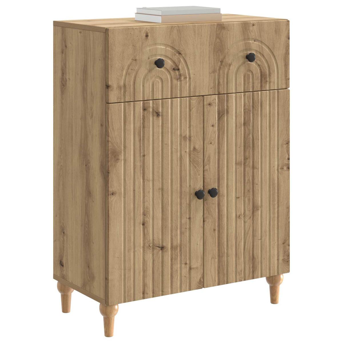 Sideboard Artisan-eg 66 x 34,5 x 90 cm Konstrueret træ