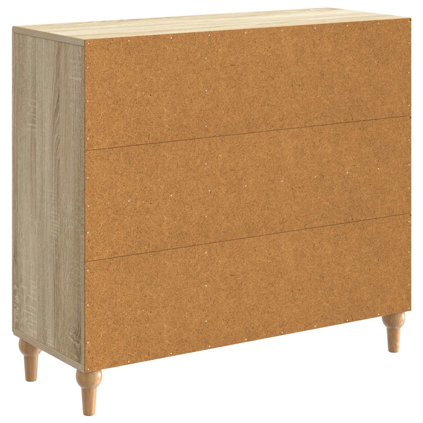 Sideboard Sonoma-eg 89 x 34,5 x 80 cm Konstrueret træ