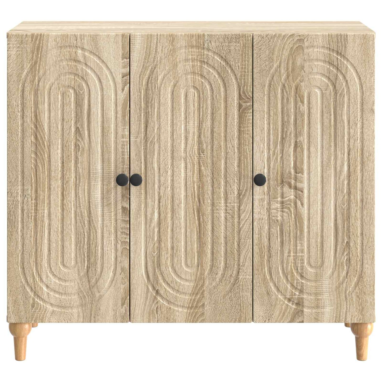 Sideboard Sonoma-eg 89 x 34,5 x 80 cm Konstrueret træ