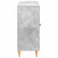 Sideboard Betongrå 89 x 34,5 x 80 cm Konstrueret træ