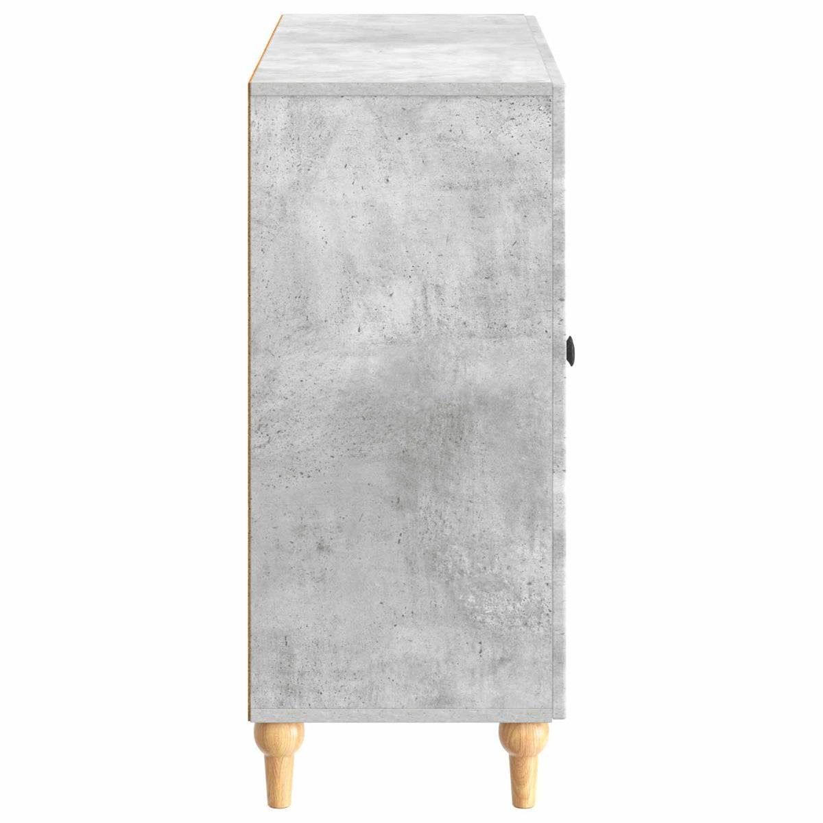 Sideboard Betongrå 89 x 34,5 x 80 cm Konstrueret træ