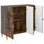 Sideboard Røget eg 89 x 34,5 x 80 cm Konstrueret træ