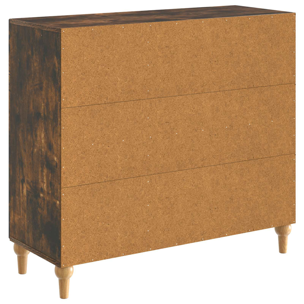 Sideboard Røget eg 89 x 34,5 x 80 cm Konstrueret træ