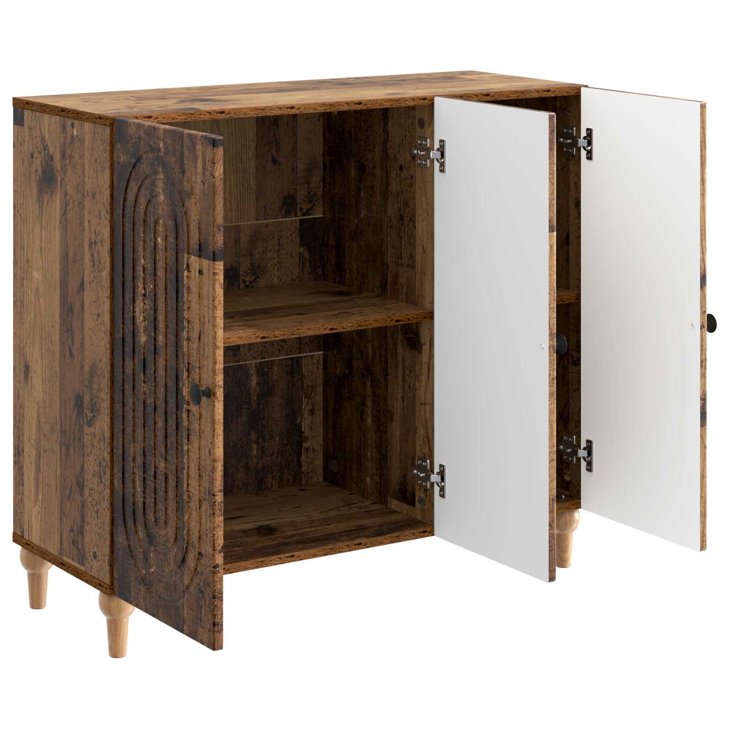 Sideboard Gammelt træ 89 x 34,5 x 80 cm Konstrueret træ
