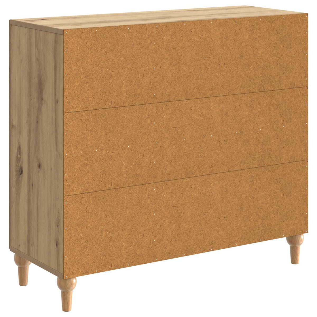Sideboard Artisan-eg 89 x 34,5 x 80 cm Konstrueret træ