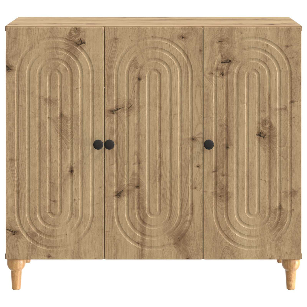 Sideboard Artisan-eg 89 x 34,5 x 80 cm Konstrueret træ