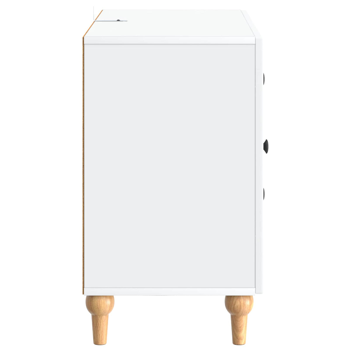TV-skab med skuffe Hvid 89 x 34,5 x 60 cm Konstrueret træ
