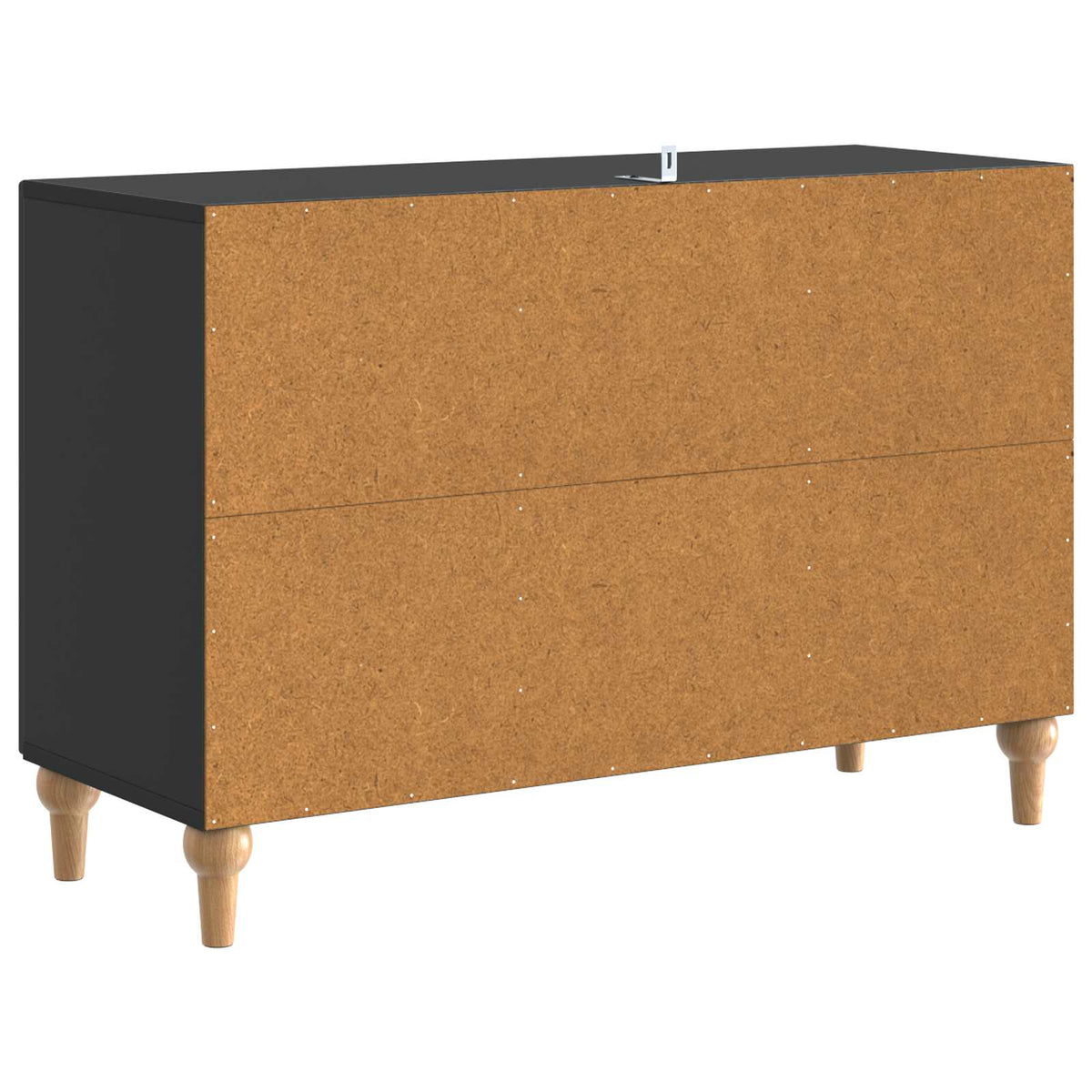 TV-skab med skuffe Sort 89 x 34,5 x 60 cm Konstrueret træ