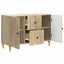 TV-skab med skuffe Sonoma-eg 89 x 34,5 x 60 cm Konstrueret træ
