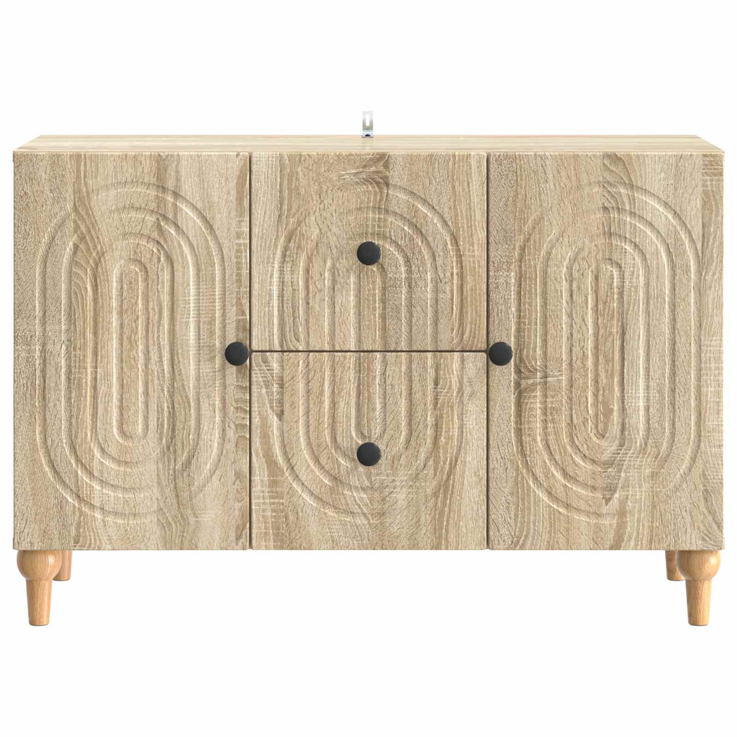 TV-skab med skuffe Sonoma-eg 89 x 34,5 x 60 cm Konstrueret træ