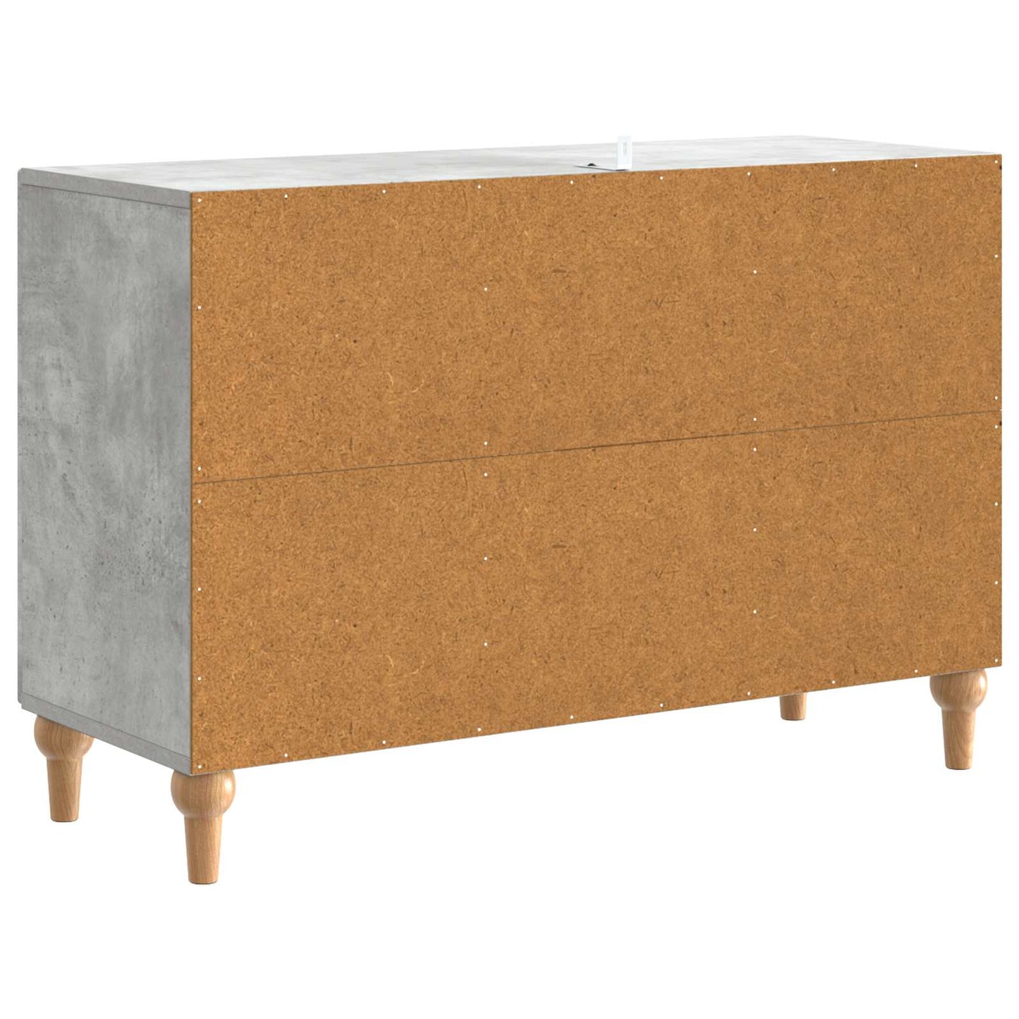 TV-skab med skuffe Betongrå 89 x 34,5 x 60 cm Konstrueret træ