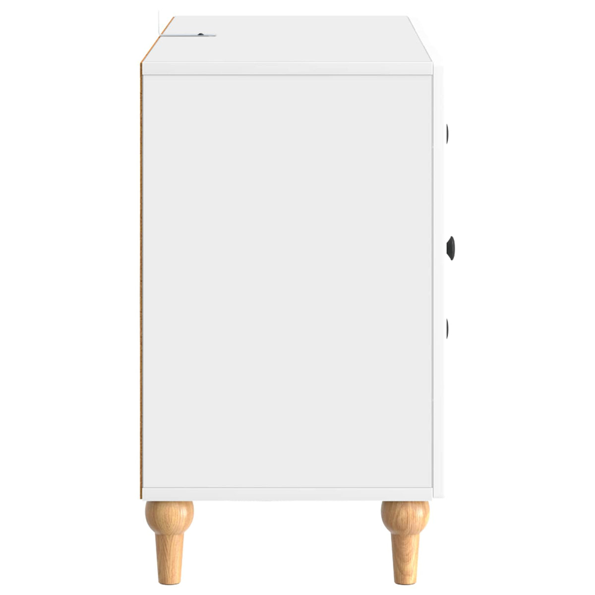 TV-skab Hvid højglans 89 x 34,5 x 60 cm Konstrueret træ