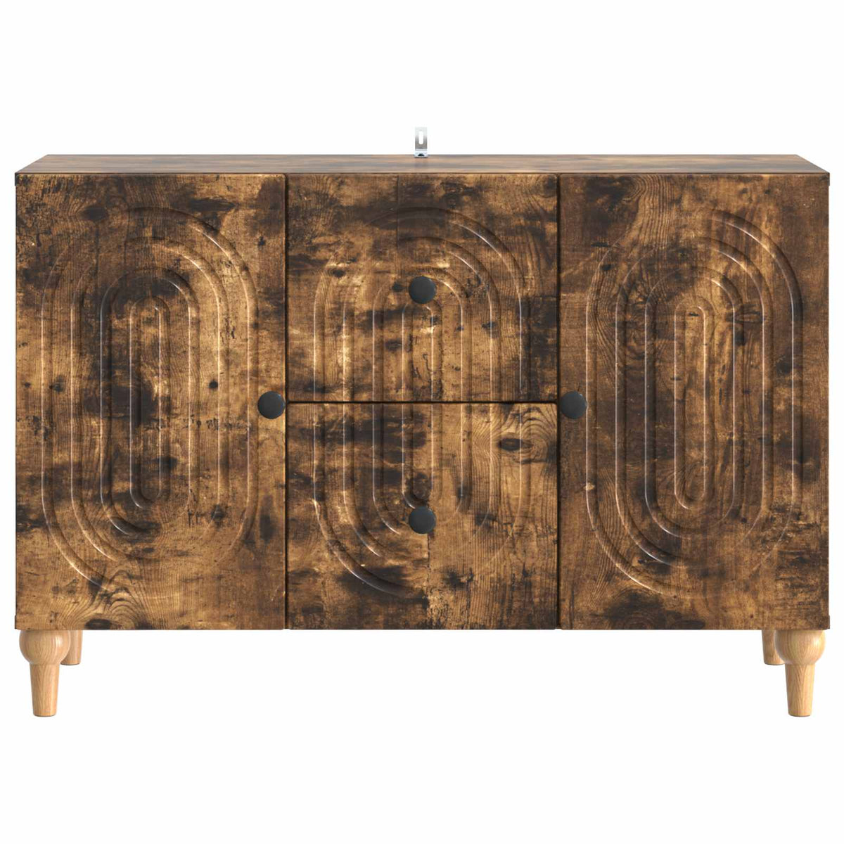 TV-skab Røget eg 89 x 34,5 x 60 cm Konstrueret træ