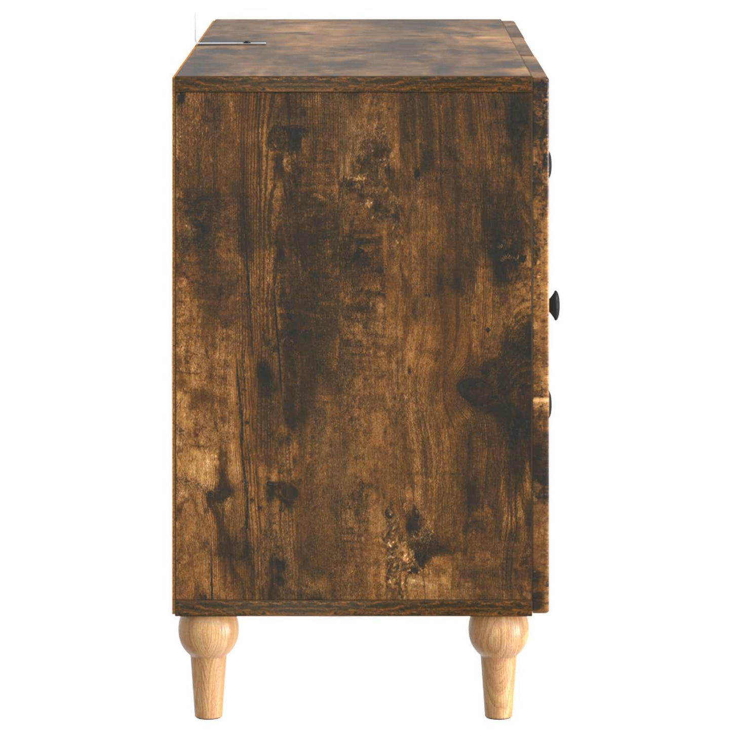 TV-skab Røget eg 89 x 34,5 x 60 cm Konstrueret træ