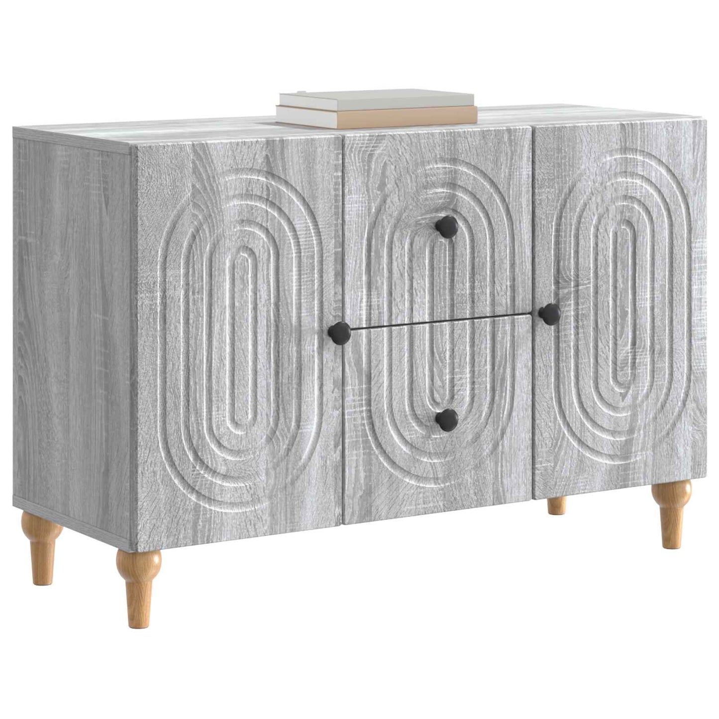 TV-skab Grå sonoma-eg 89 x 34,5 x 60 cm Konstrueret træ