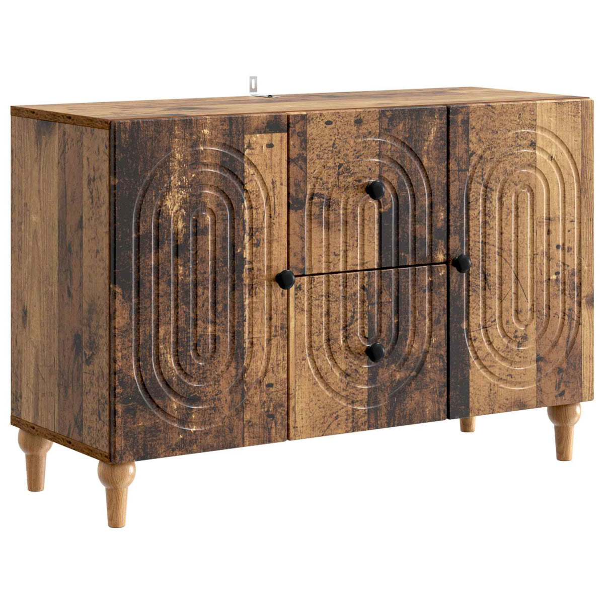 TV-skab Gammelt træ 89 x 34,5 x 60 cm Konstrueret træ