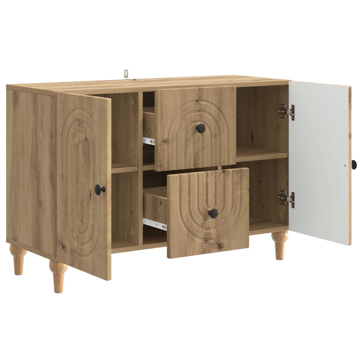 TV-skab Artisan-eg 89 x 34,5 x 60 cm Konstrueret træ