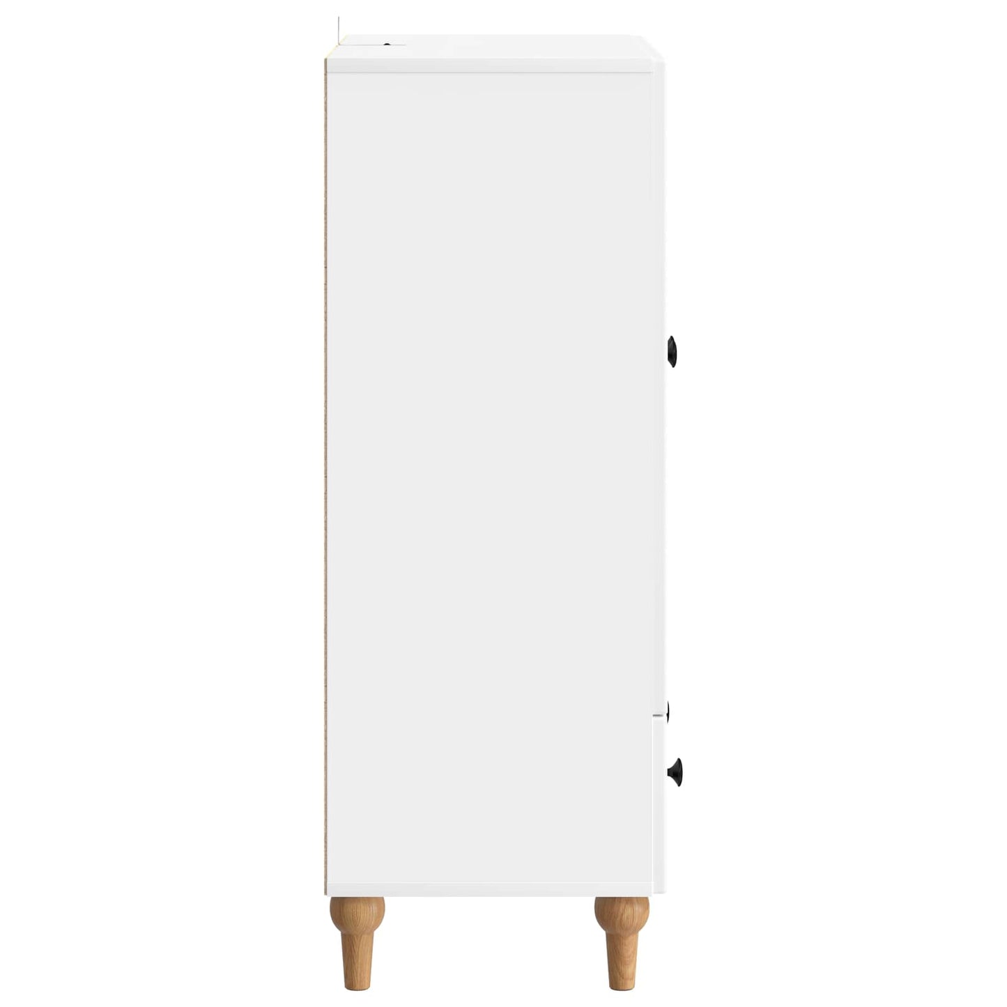 Sideboard Hvid 66 x 34,5 x 95 cm Konstrueret træ